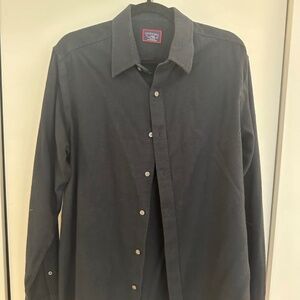 Men's UNTUCKit Warm Long Sleeve Button Down Black